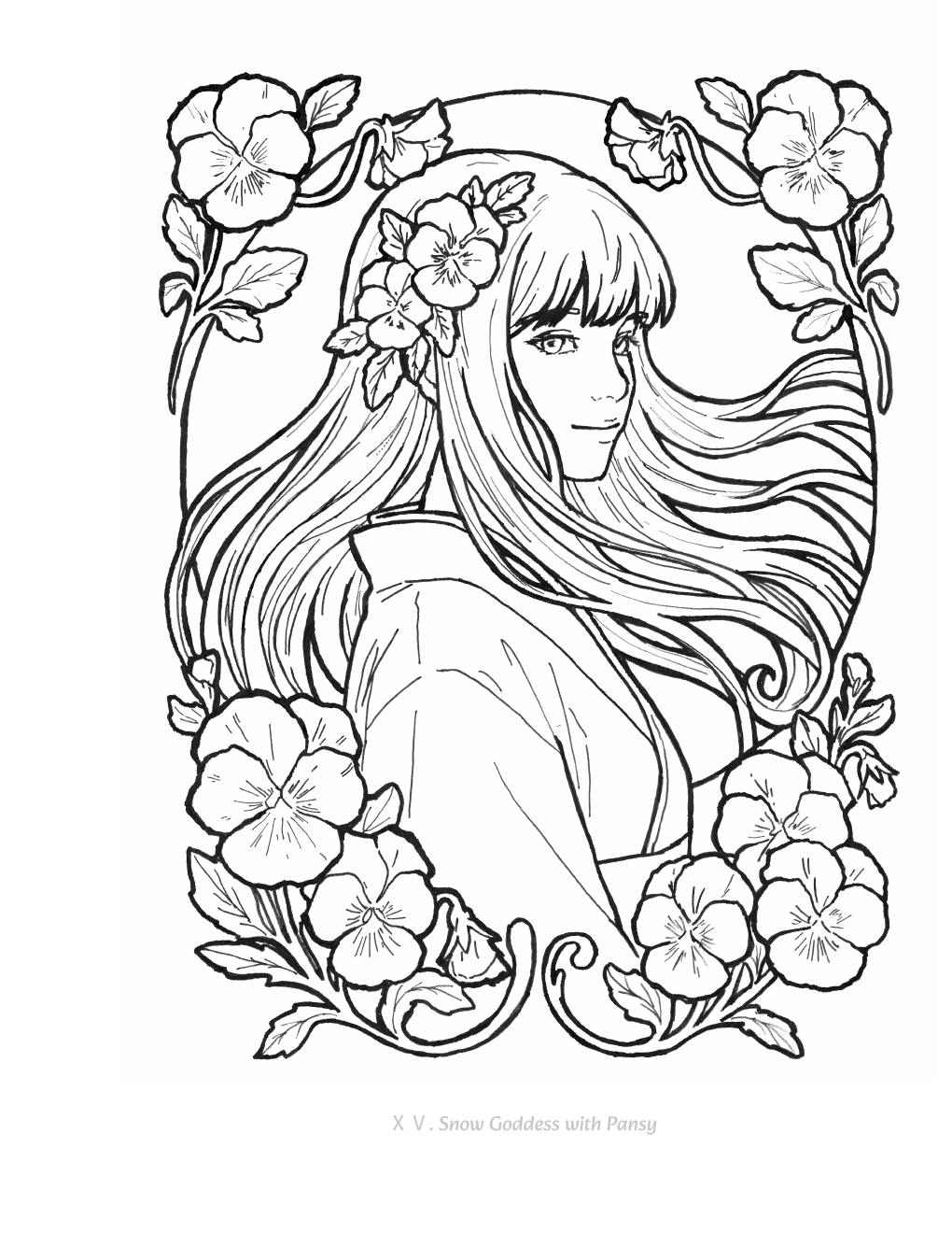 ⅩⅤ. Snow Goddess with Pansy